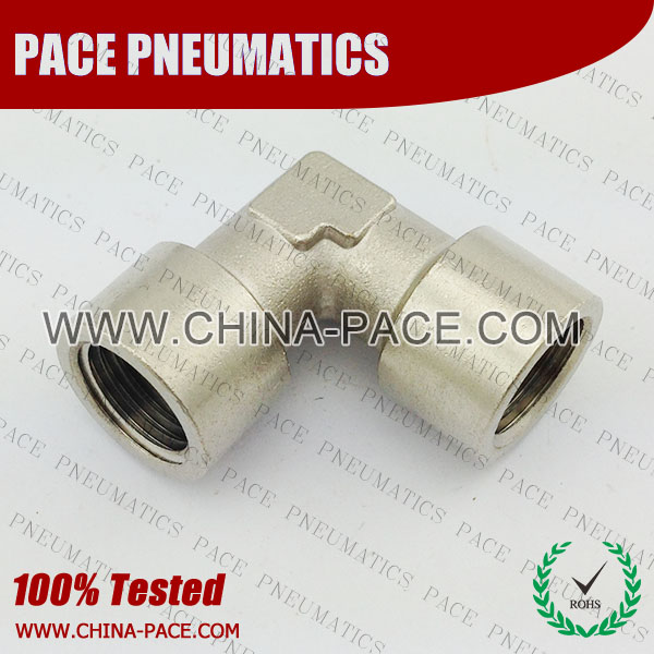 Plff,Brass air connector, brass fitting,Pneumatic Fittings, Air Fittings, one touch tube fittings, Nickel Plated Brass Push in Fittings